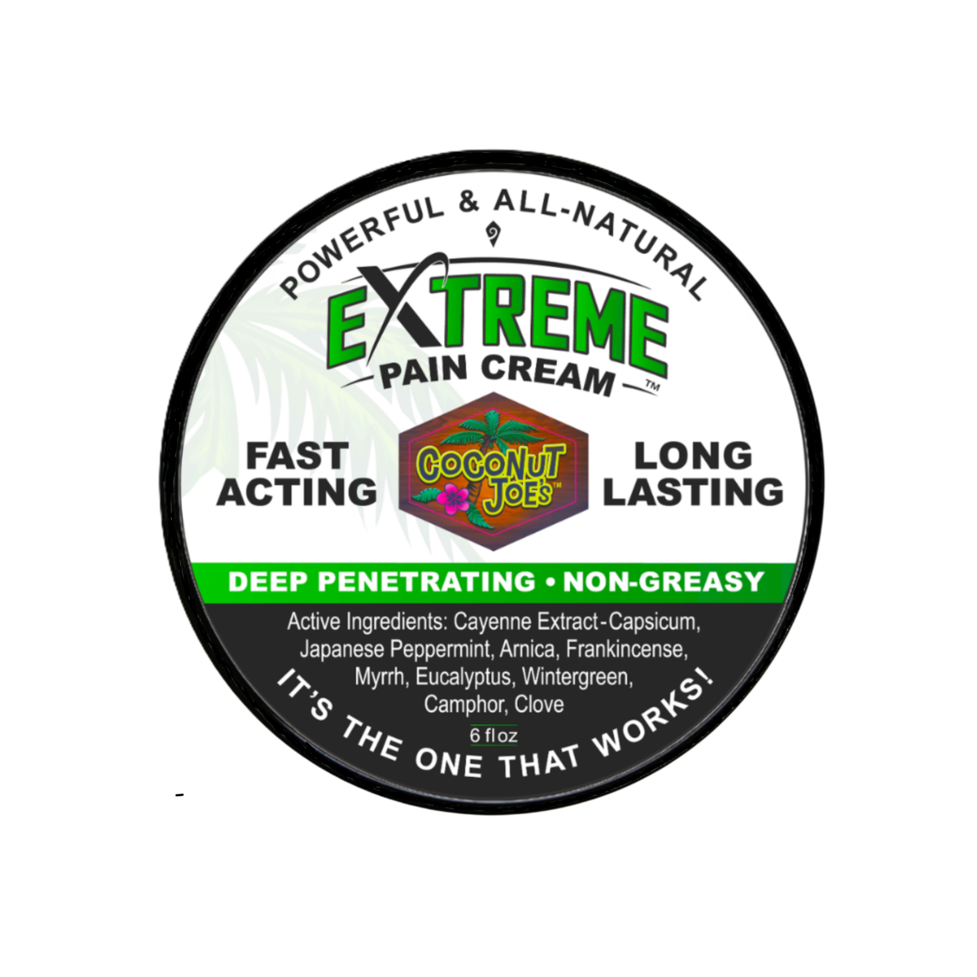 Extreme Pain Cream 6oz. – Fast-Acting Relief for Sore Muscles & Joints
