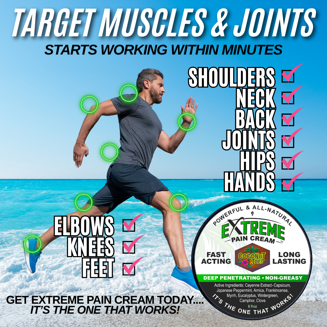 Extreme Pain Cream 6oz. – Fast-Acting Relief for Sore Muscles & Joints